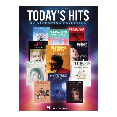 HAL LEONARD TODAY'S HITS 30 STREAMING FAVORITES - PVG
