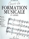 LEMOINE LABROUSSE MARGUERITE - COURS DE FORMATION MUSICALE VOL.1
