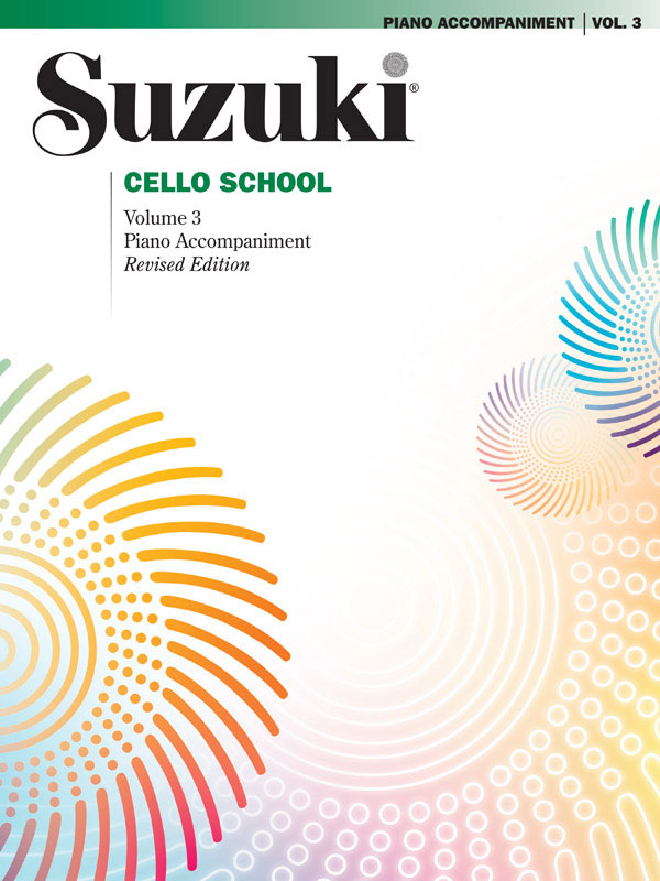 ALFRED PUBLISHING SUZUKI - CELLO SCHOOL VOL.3 - ACCOMPAGNEMENT DE PIANO
