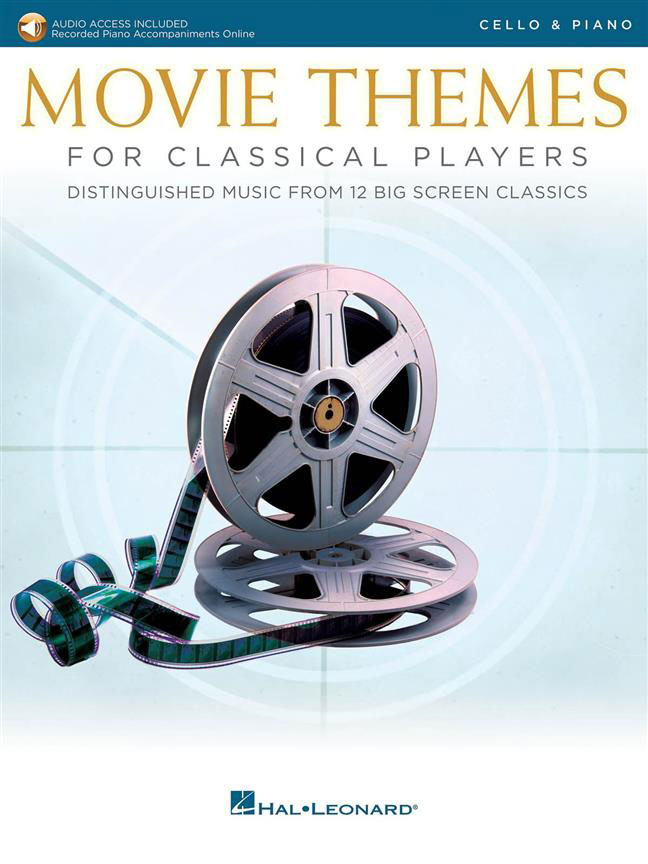 HAL LEONARD MOVIE THEMES FOR CLASSICAL PLAYERS-CELLO & PIANO