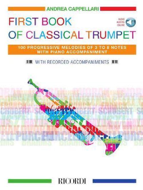 RICORDI FIRST BOOK OF CLASSICAL TRUMPET - TRUMPET AND PIANO