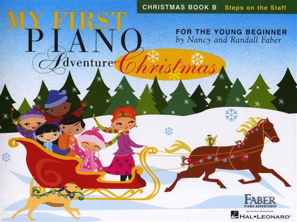 HAL LEONARD MY FIRST PIANO ADVENTURE CHRISTMAS BOOK B STEPS ON THE STAFF - PIANO SOLO