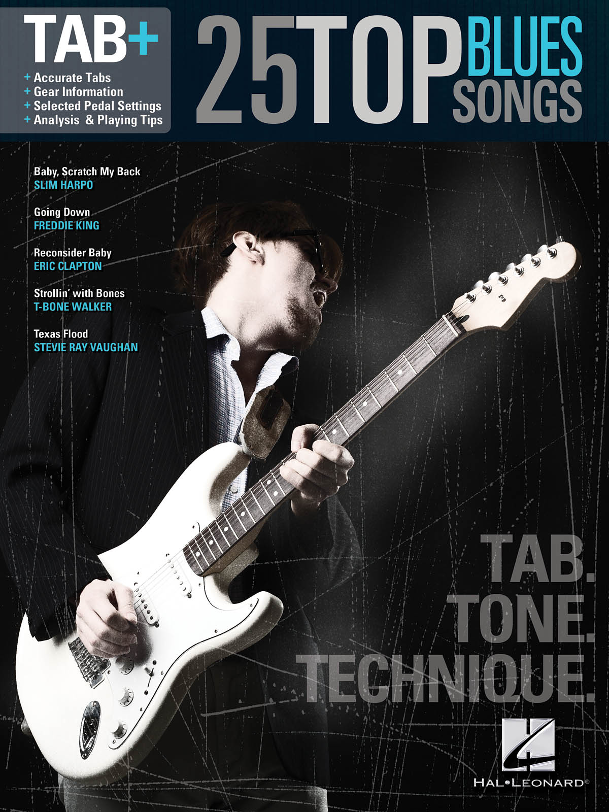 HAL LEONARD HAL LEONARD TAB+ - 25 TOP BLUES SONGS - GUITAR TAB