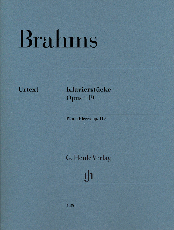 HENLE VERLAG BRAHMS JOHANNES - PIANO PIECES OP.119
