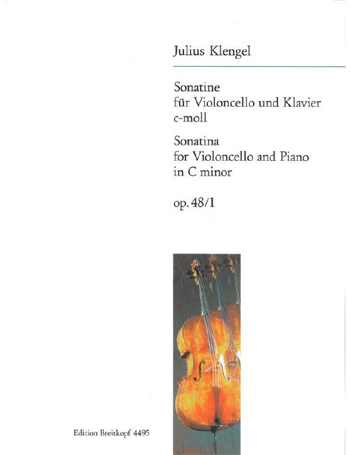 EDITION BREITKOPF KLENGEL JULIUS - SONATINE C-MOLL OP. 48/1 - CELLO, PIANO
