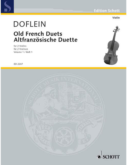 SCHOTT OLD FRENCH DUETS BAND 1 - 2 VIOLINS