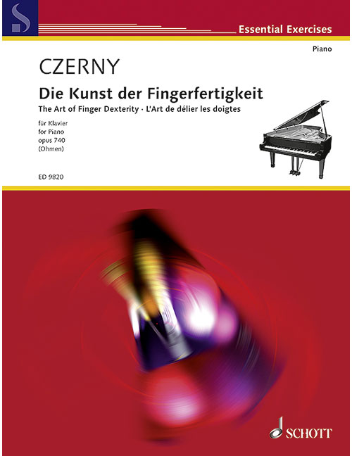 SCHOTT CZERNY CARL - THE ART OF FINGER DEXTERITY OP. 740 - PIANO