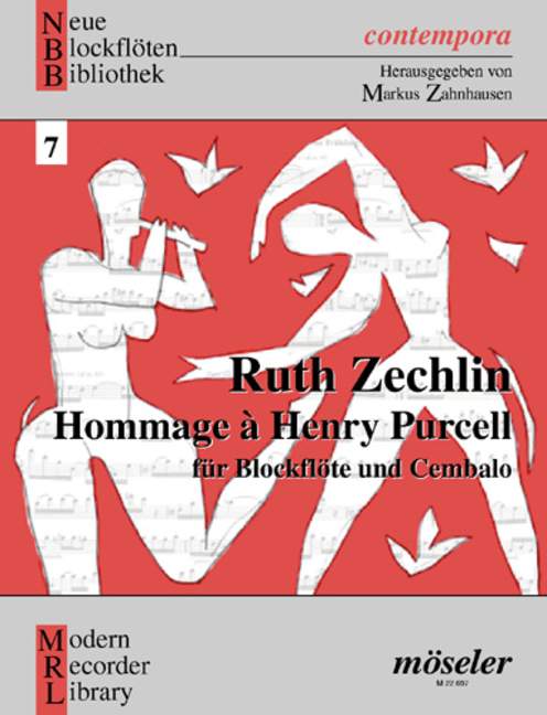 MOSELER ZECHLIN RUTH - HOMMAGE Ã€ HENRY PURCELL - SOPRANO- OR TENOR RECORDER AND HARPSICHORD