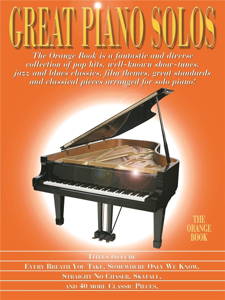 MUSIC SALES GREAT PIANO SOLOS - ORANGE BOOK