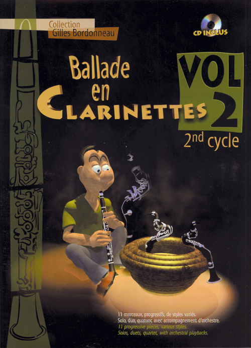 HIT DIFFUSION BALLADE EN CLARINETTE VOL.2 2EME CYCLE + CD