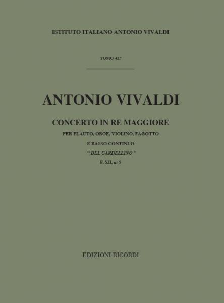 RICORDI VIVALDI A. - CONCERTI IN RE 'DEL GARDELLINO' RV 90 - ENSEMBLE MIXTE