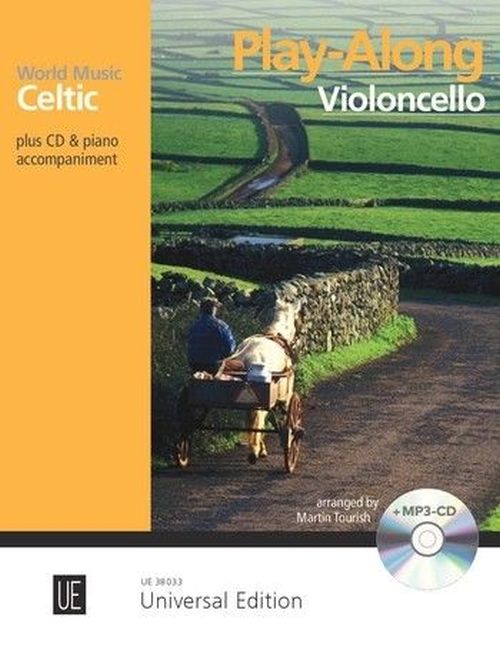 UNIVERSAL EDITION CELTIC PLAY ALONG FOR VIOLONCELLO + CD