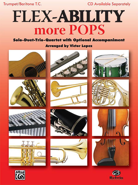ALFRED PUBLISHING LOPEZ VICTOR - FLEX-ABILITY: MORE POPS - TRUMPET AND PIANO