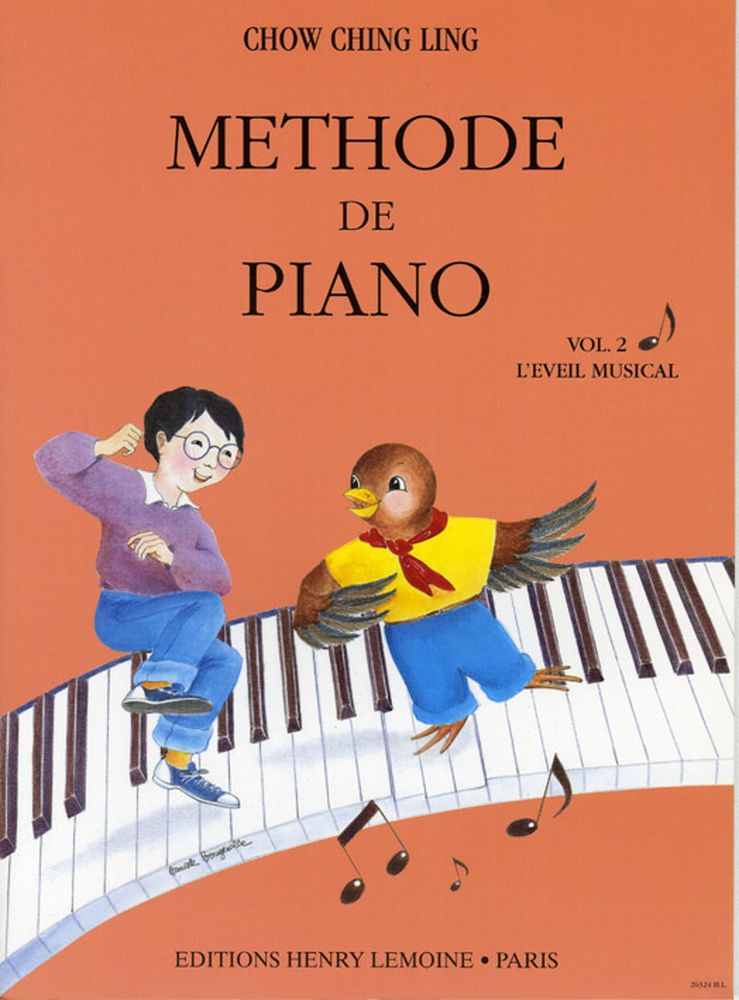 LEMOINE CHOW CHING-LING - METHODE DE PIANO VOL.2 - PIANO