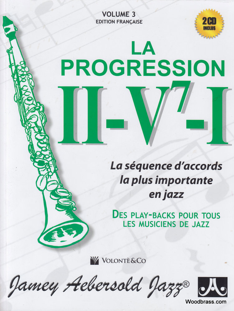 AEBERSOLD AEBERSOLD N°003 - LA PROGRESSION II V I + 2 CD (EDITION FRANçAISE)