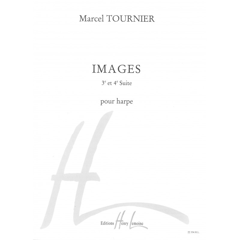 LEMOINE TOURNIER MARCEL - IMAGES : SUITE N°3 ET 4 - HARPE