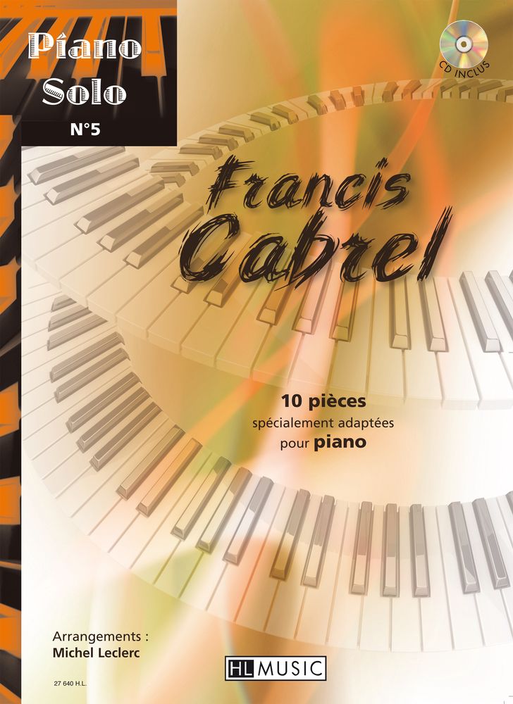 LEMOINE CABREL FRANCIS - PIANO SOLO N°5 + CD