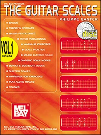MEL BAY GANTER PHILIPPE - THE GUITAR SCALES VOL. 1 + CD - GUITAR