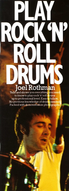 MUSIC SALES ROTHMAN JOEL - PLAY ROCK AND ROLL DRUMS-TUTOR/INSTRUCTION- DRUMS