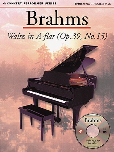 MUSIC SALES BRAHMS JOHANNES - BRAHMS - WALTZ IN A FLAT - CONCERT PERFORMER SERIES - PIANO SOLO