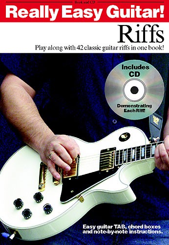WISE PUBLICATIONS REALLY EASY GUITAR! RIFFS + CD - GUITAR
