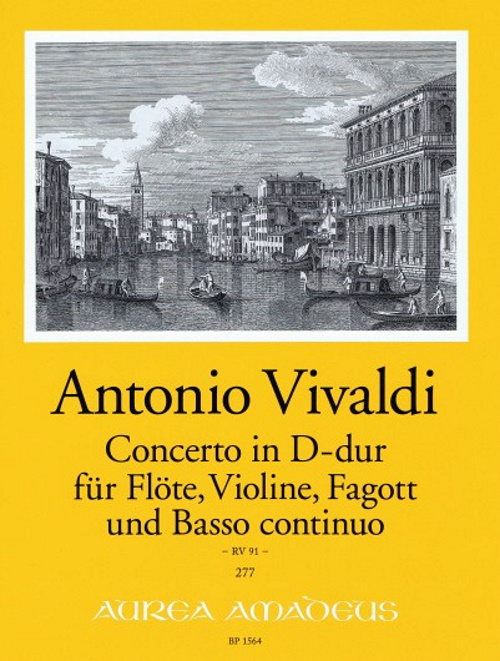 AMADEUS VIVALDI ANTONIO - CONCERTO IN D-DUR RV 91