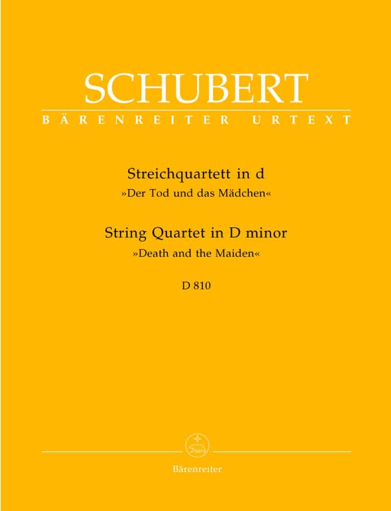 BARENREITER SCHUBERT F. - STRING QUARTET 