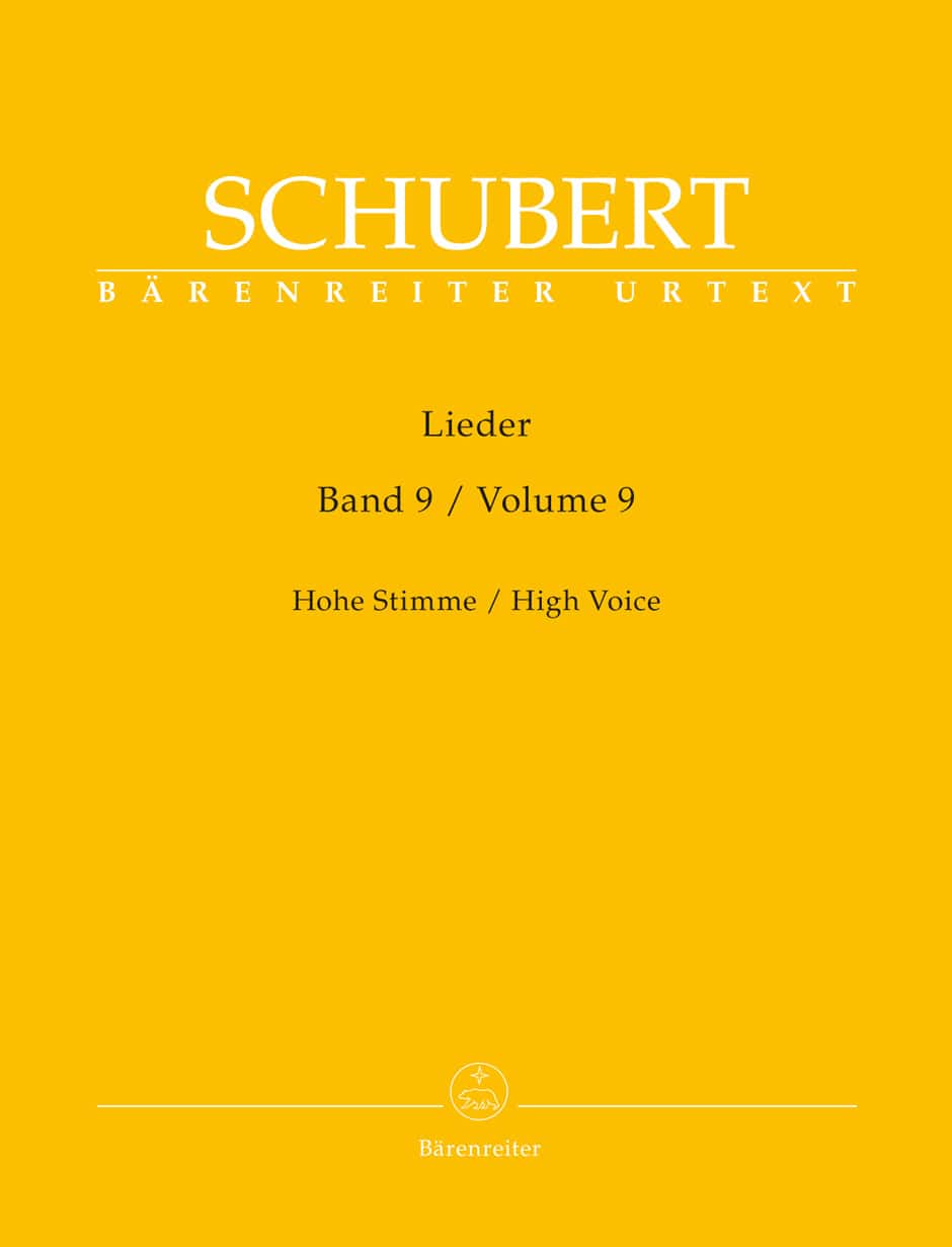BARENREITER SCHUBERT FRANZ - LIEDER VOL.9 - VOIX HAUTE & PIANO