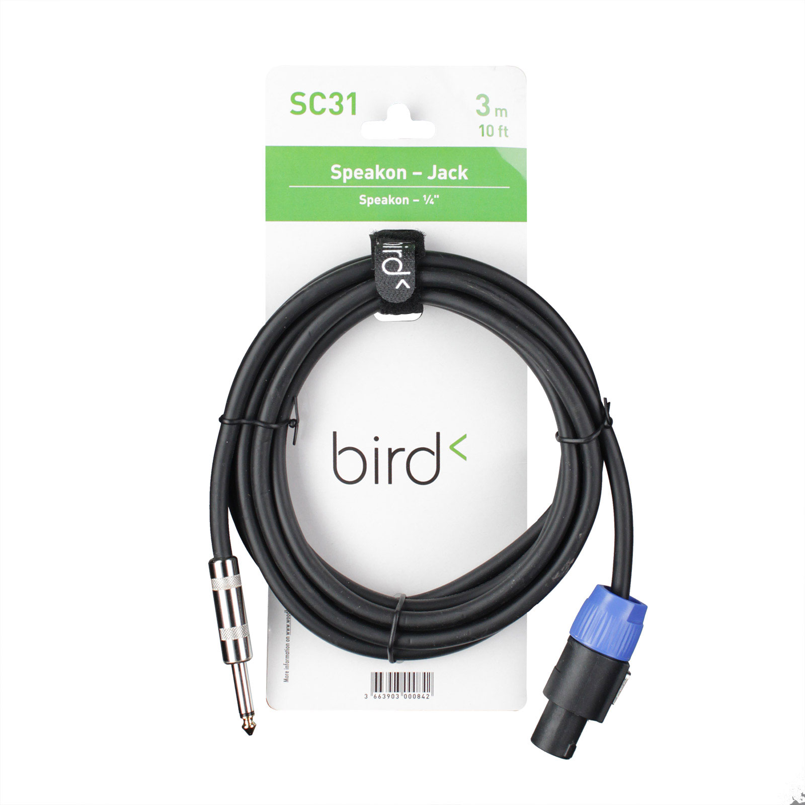 BIRD SC31 - 1/4 PHONE / SPEAKON - 10FT