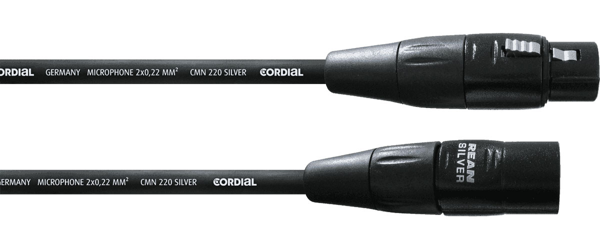 CORDIAL MICROPHONE CABLE XLR 1,5M