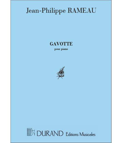 DURAND RAMEAU - GAVOTTE VARIEE - PIANO