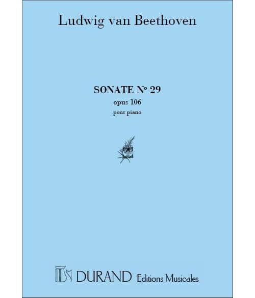 DURAND BEETHOVEN L.V. - SONATE EN SI B MAJEUR OP 106 N 29 - PIANO
