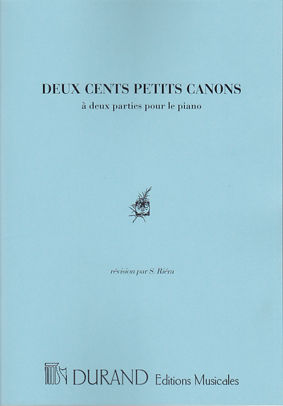 DURAND KUNZ - 200 PETITS CANONS - PIANO