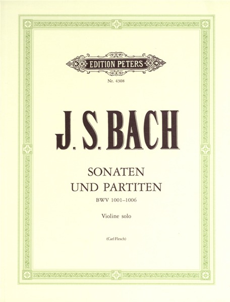 EDITION PETERS BACH JOHANN SEBASTIAN - THE 6 SOLO SONATAS AND PARTITAS BWV 1001-1006 - VIOLIN