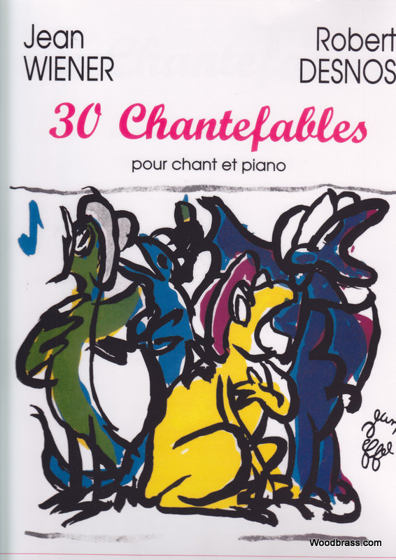 TRANSATLANTIQUES WIENER J. - 30 CHANTEFABLES - VOIX ET PIANO