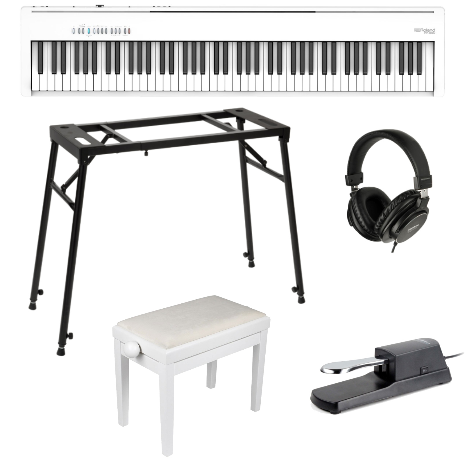 ROLAND FP30X WHITE COMFORT PACK