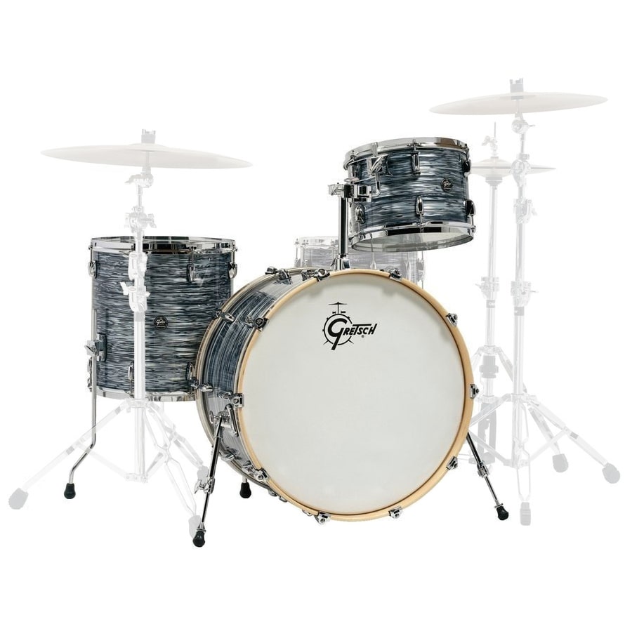 GRETSCH DRUMS RENOWN MAPLE ROCK 24 SILVER OYSTER PEARL