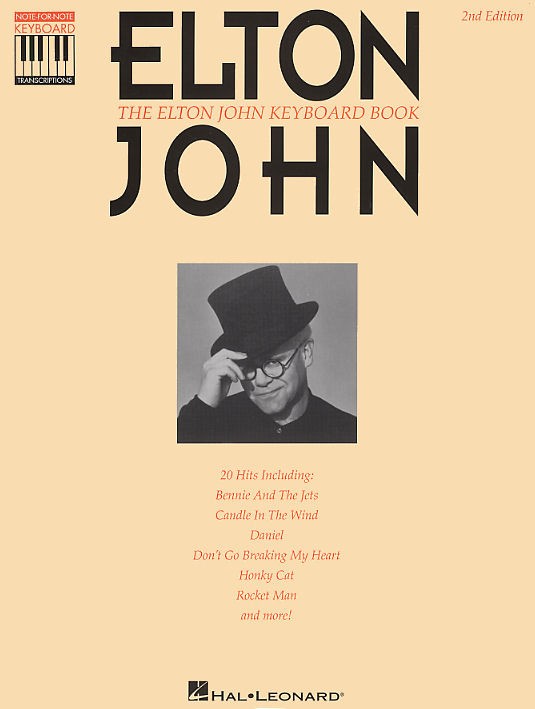 HAL LEONARD THE ELTON JOHN KEYBOARD - NOTE FOR NOTE KEYBOARD TRANSCRIPTIONS