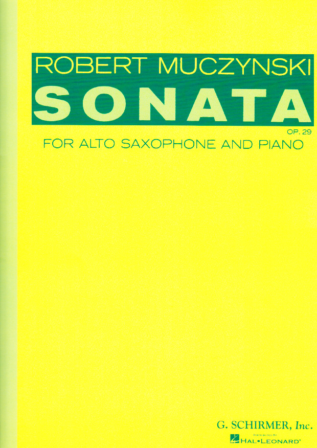 HAL LEONARD MUCZYNSKI - SONATA OP. 29 - SAXOPHONE ET PIANO
