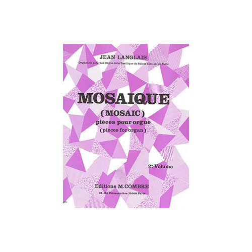 COMBRE LANGLAIS JEAN - MOSAIQUE VOL.2 (5 PIECES) - ORGUE
