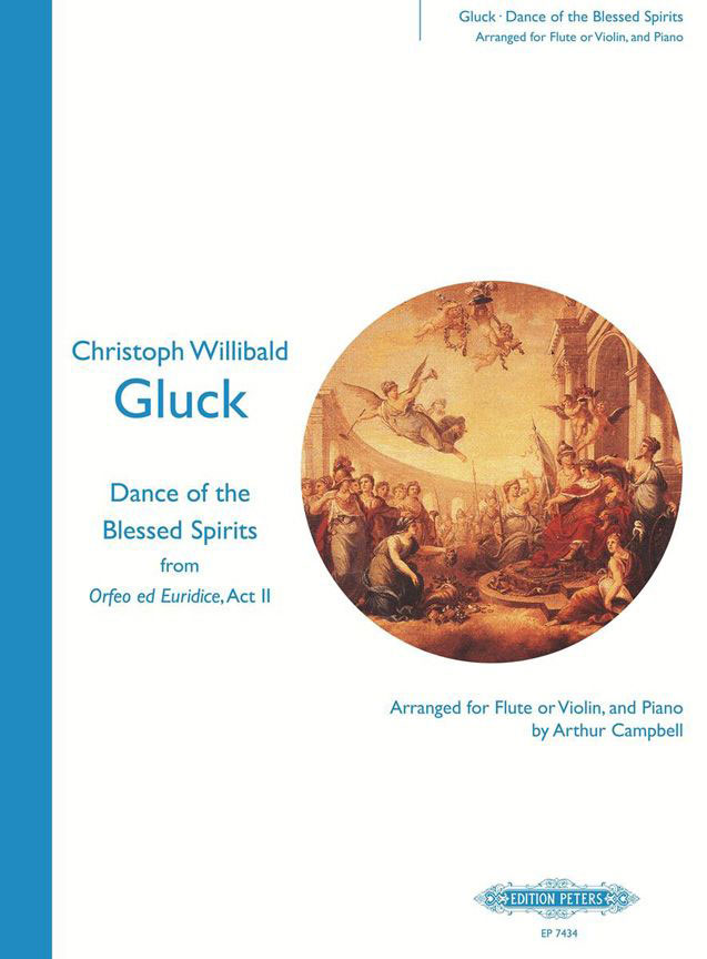 EDITION PETERS GLUCK C.W. - DANSE DES ESPRITS - FLUTE