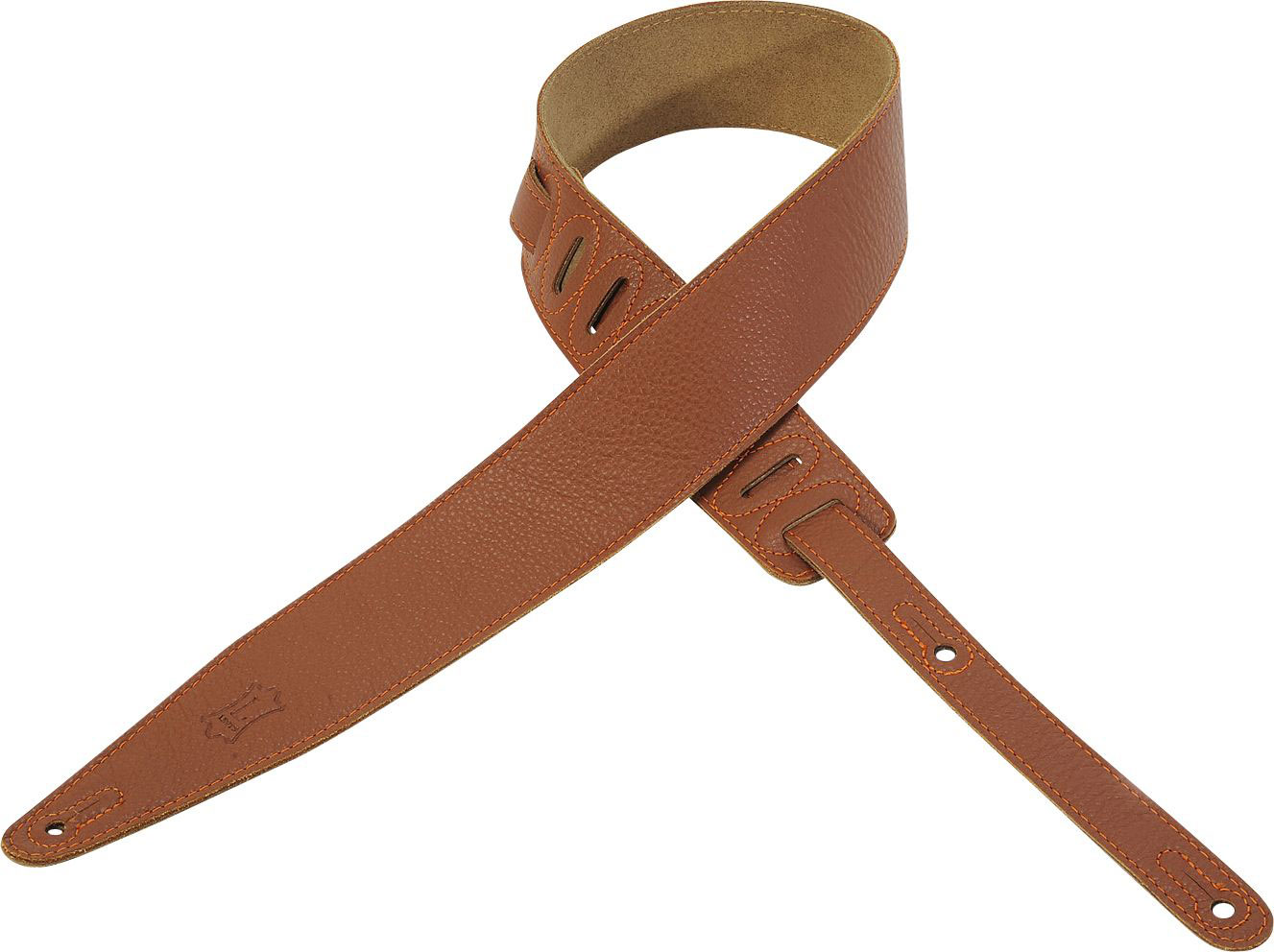 LEVY'S 6 CM LEATHER WITH TAN TOPSTITCHING