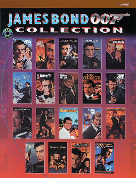 ALFRED PUBLISHING BARRY JOHN - JAMES BOND 007 COLLECTION + CD - CLARINET AND PIANO