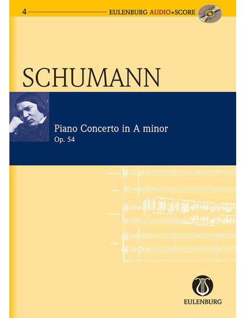 EULENBURG SCHUMANN ROBERT - CONCERTO A MINOR OP. 54 - PIANO AND ORCHESTRA