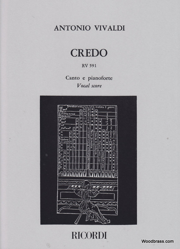 RICORDI VIVALDI A. - CREDO RV 591 - CHOEUR