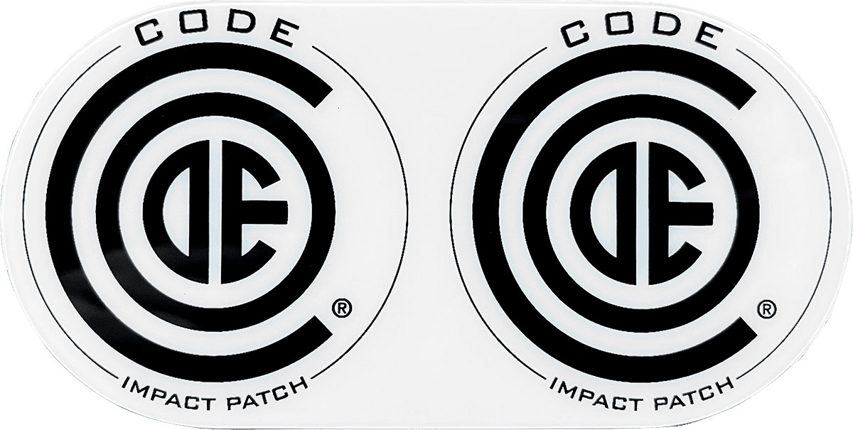CODE DRUM HEAD DOUBLE PATCH FOR BASS DRUM