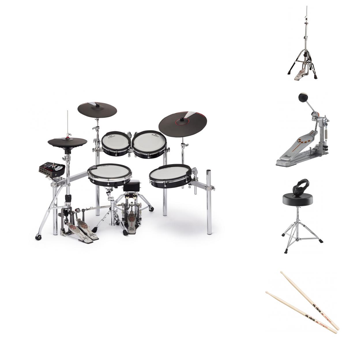 PEARL DRUMS KIT E/MERGE TRADITIONNAL FULL PACK