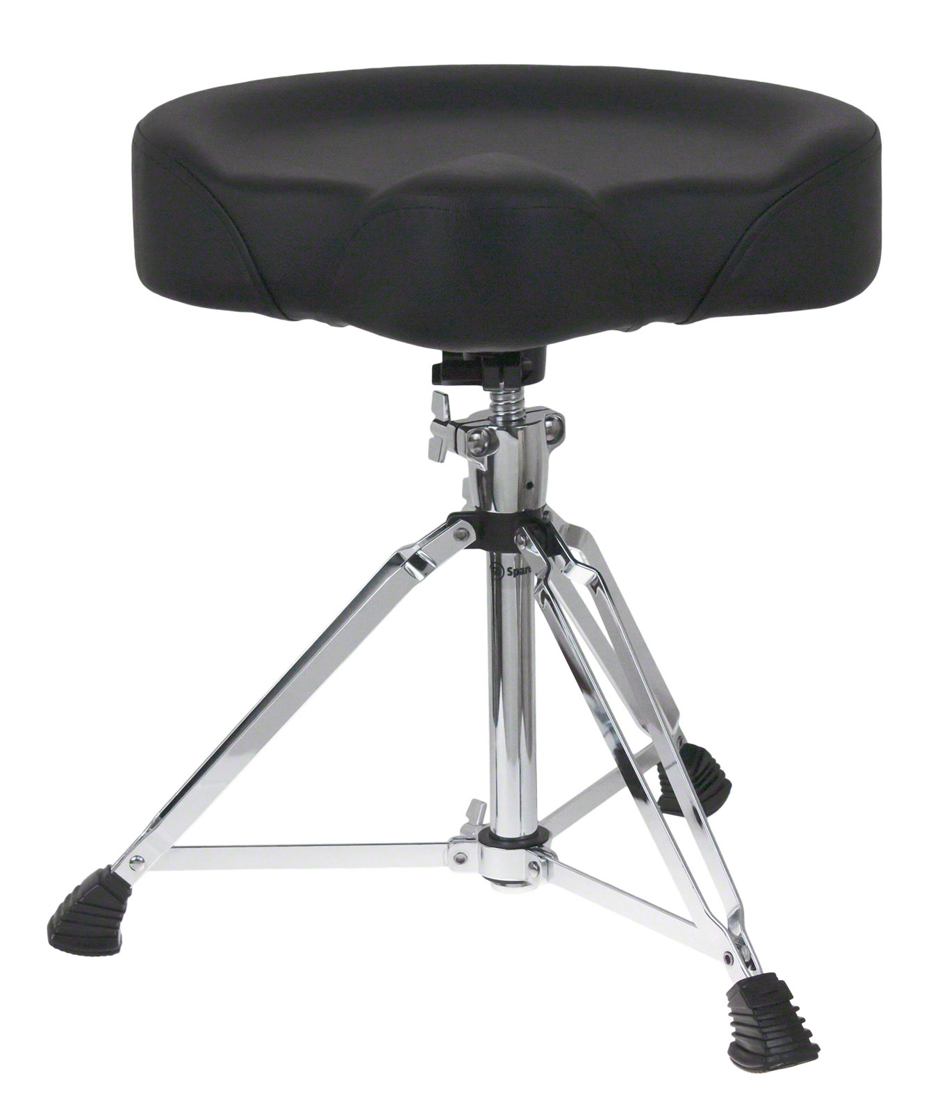SPAREDRUM DTHS1 - PRO DRUM THRONE SADDLE SHAPED DOUBLE-BRACED LEGS