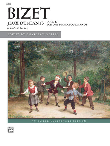 ALFRED PUBLISHING BIZET GEORGES - JEUX D'ENFANTS - PIANO DUET