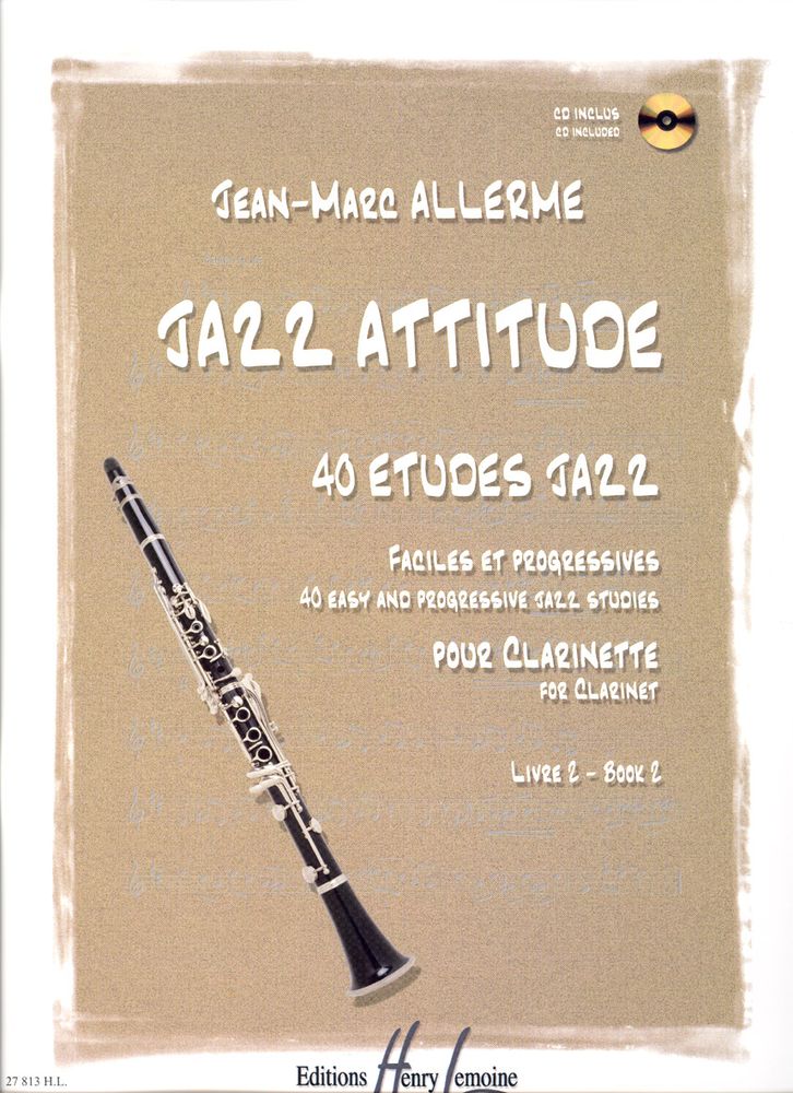 LEMOINE ALLERME JEAN-MARC - JAZZ ATTITUDE VOL.2 + CD - CLARINETTE